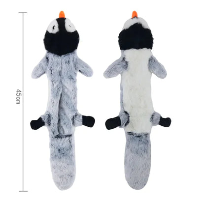 Squeak Pet Toy - Plush Animal Chew Toy for Dogs