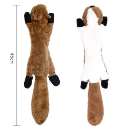 Squeak Pet Toy - Plush Animal Chew Toy for Dogs